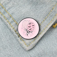 balloons printed pin custom cute brooches shirt lapel teacher tote bag backpacks badge cartoon gift brooches pins for women