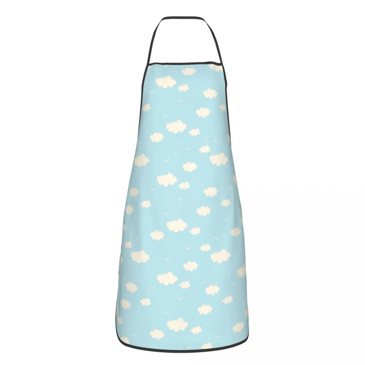 

Clouds Sky Apron for Women Men Sleeveless Cafe Bibs Polyester Cuisine Cooking Baking Tablier