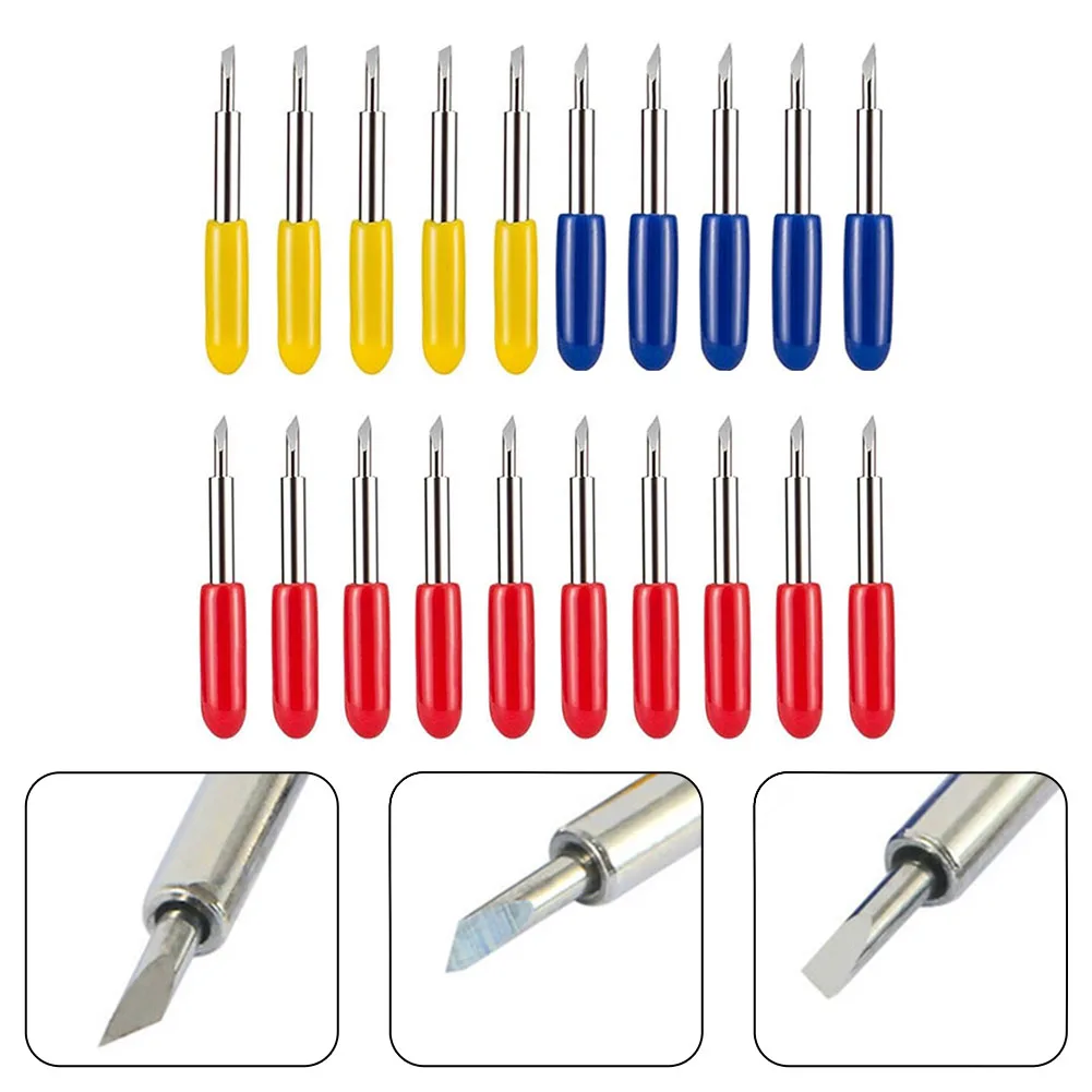 

Blades Replacement Blade 20PCS/Set 30/45/60 Degree Blade Cutter Blades For Roland Cricut High Precision Plotter
