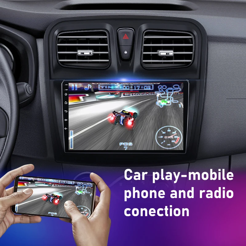 $100.13 Android 11 Car Radio Multimedia Player for Renault Logan 2 Sandero2 2012-2019 2Din Navigation Stereo Carplay Speakers Head Unit
