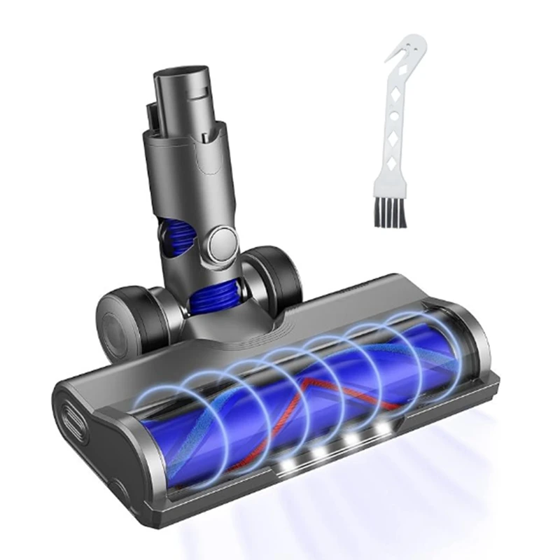 Быстросъемная щетка для пылесоса Dyson V6 DC58 DC59 DC62 DC72 DC74 с подсветкой от пыли