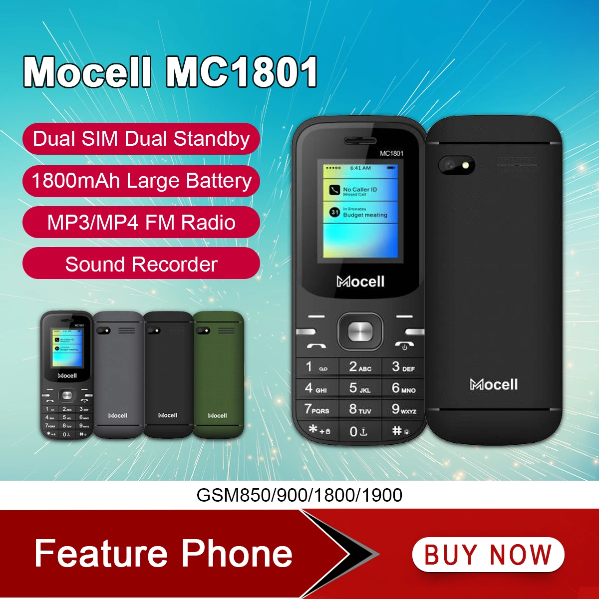 Мобильный Телефон Mocell MC1801 Дисплей 2