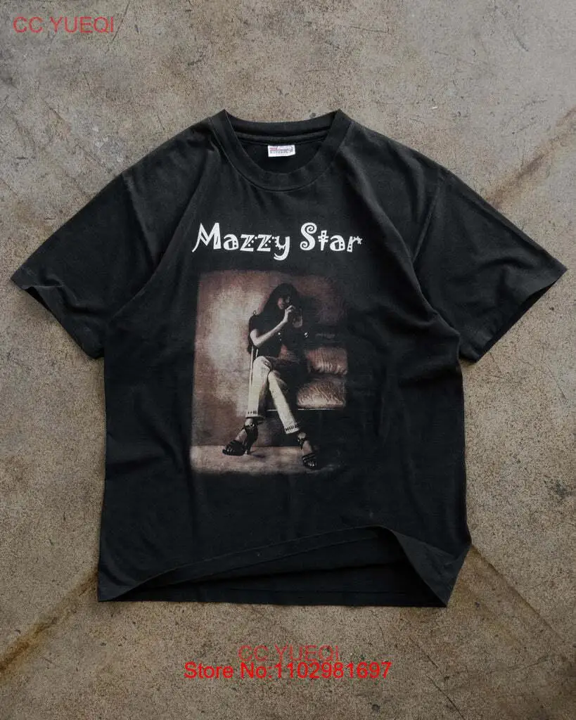 Мужская/Женская хлопковая Футболка Mazzy Star черная футболка унисекс VM8113