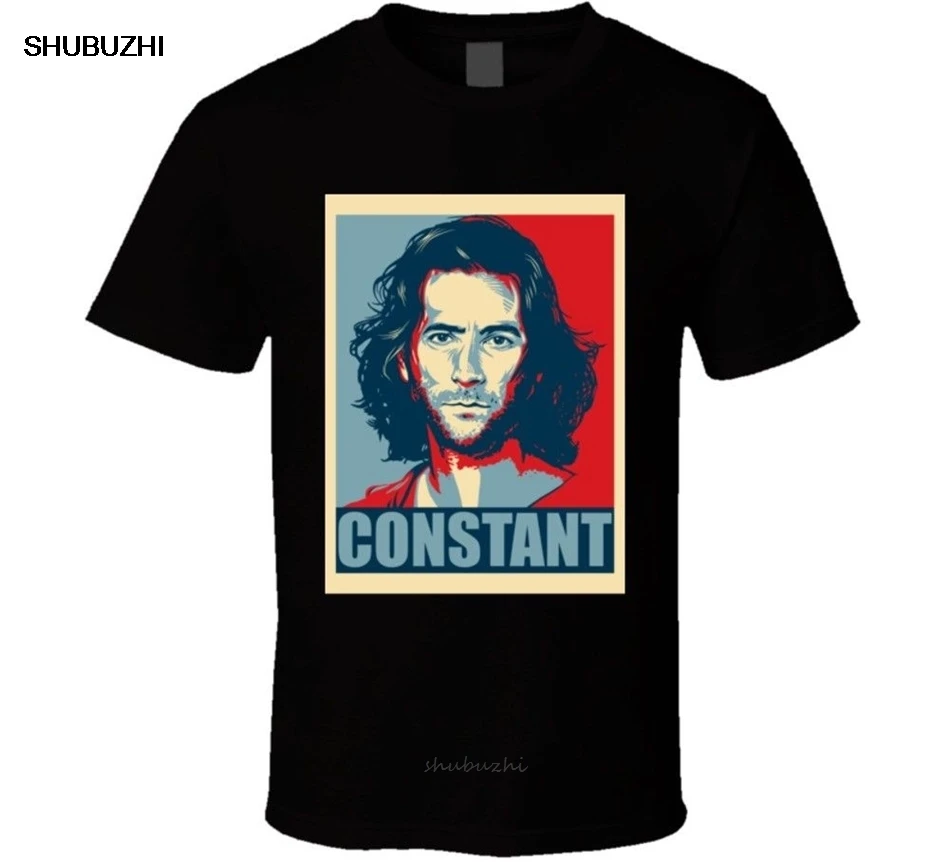 

Desmond Hume T-Shirt Lost Tee Tv Show Constant High Quality Tee Shirt male brand teeshirt men summer cotton t shirt