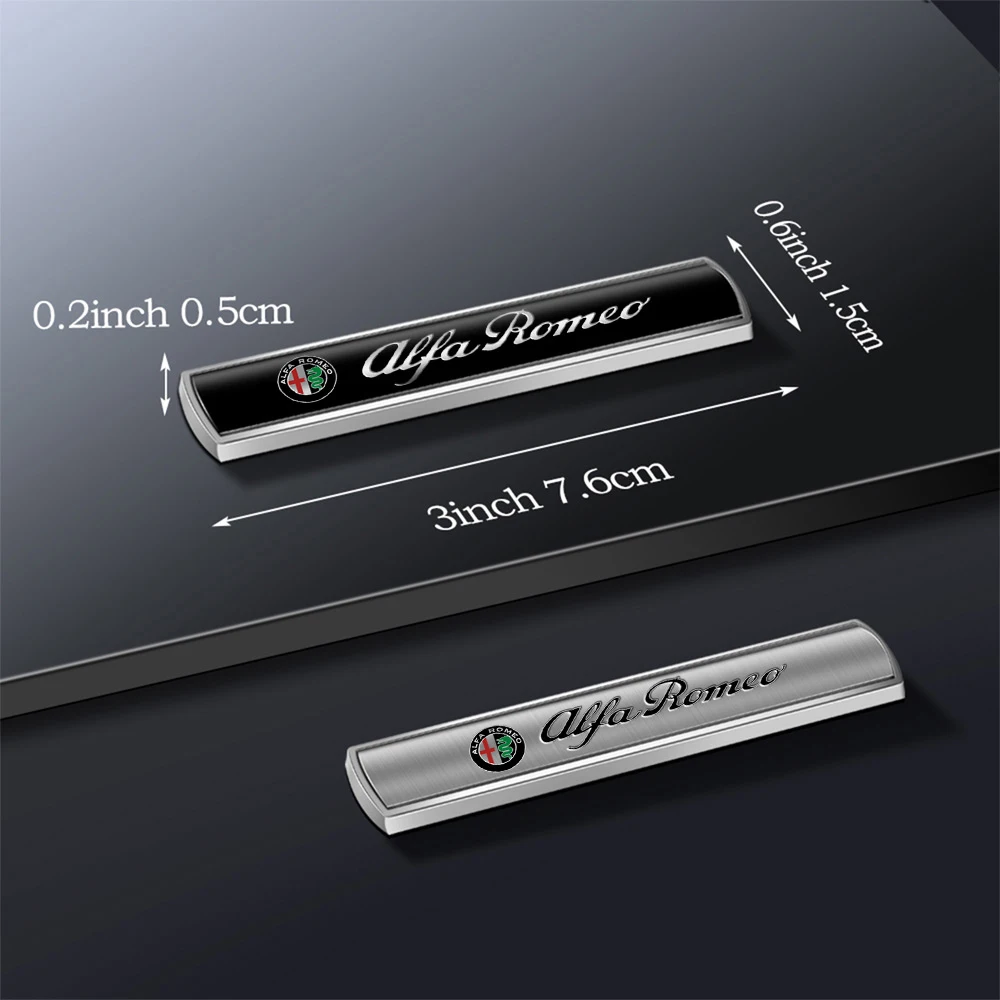 1/2 шт. 3D металлическая наклейка на багажник автомобиля аксессуар для Alfa Romeo Giulietta