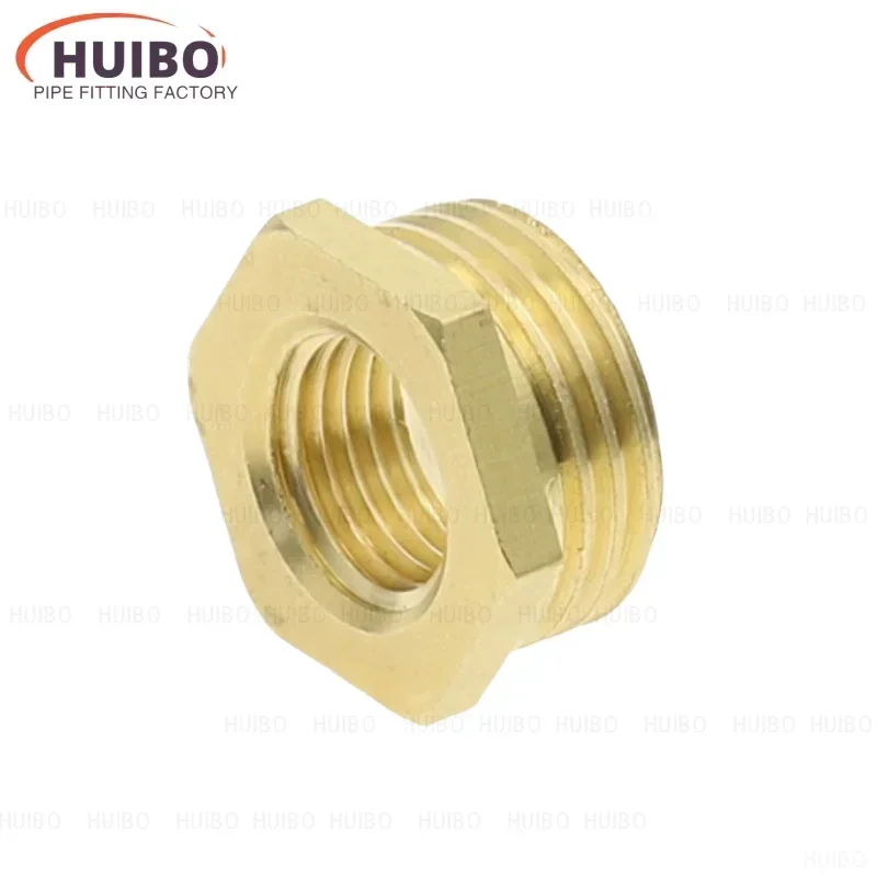 Латунный переходник BSP переходная шестигранная втулка соединительная папа-мама