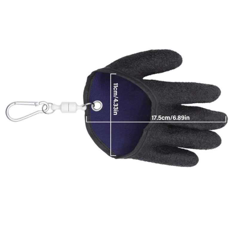 F1FD Рыболовные снасти Рыболовная профессия Левая правая рука перчатки с магнитом