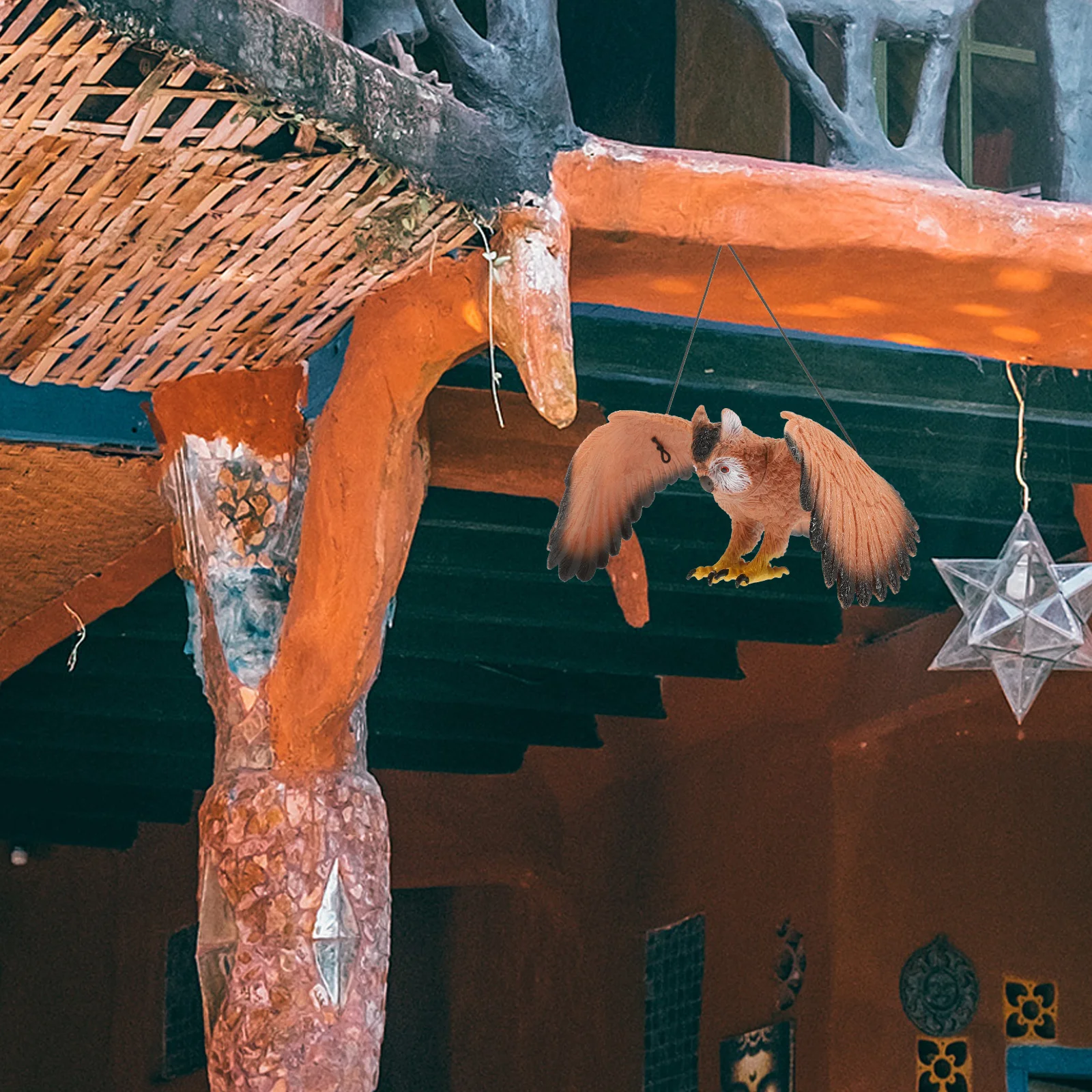 Украшения для газона открытый сад подвесные пугающие птицы реалистичные