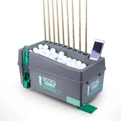 Automatic Server Pitching Machine Robot Box Swing Trainer Club Rack Can Hold 60-100 Balls
