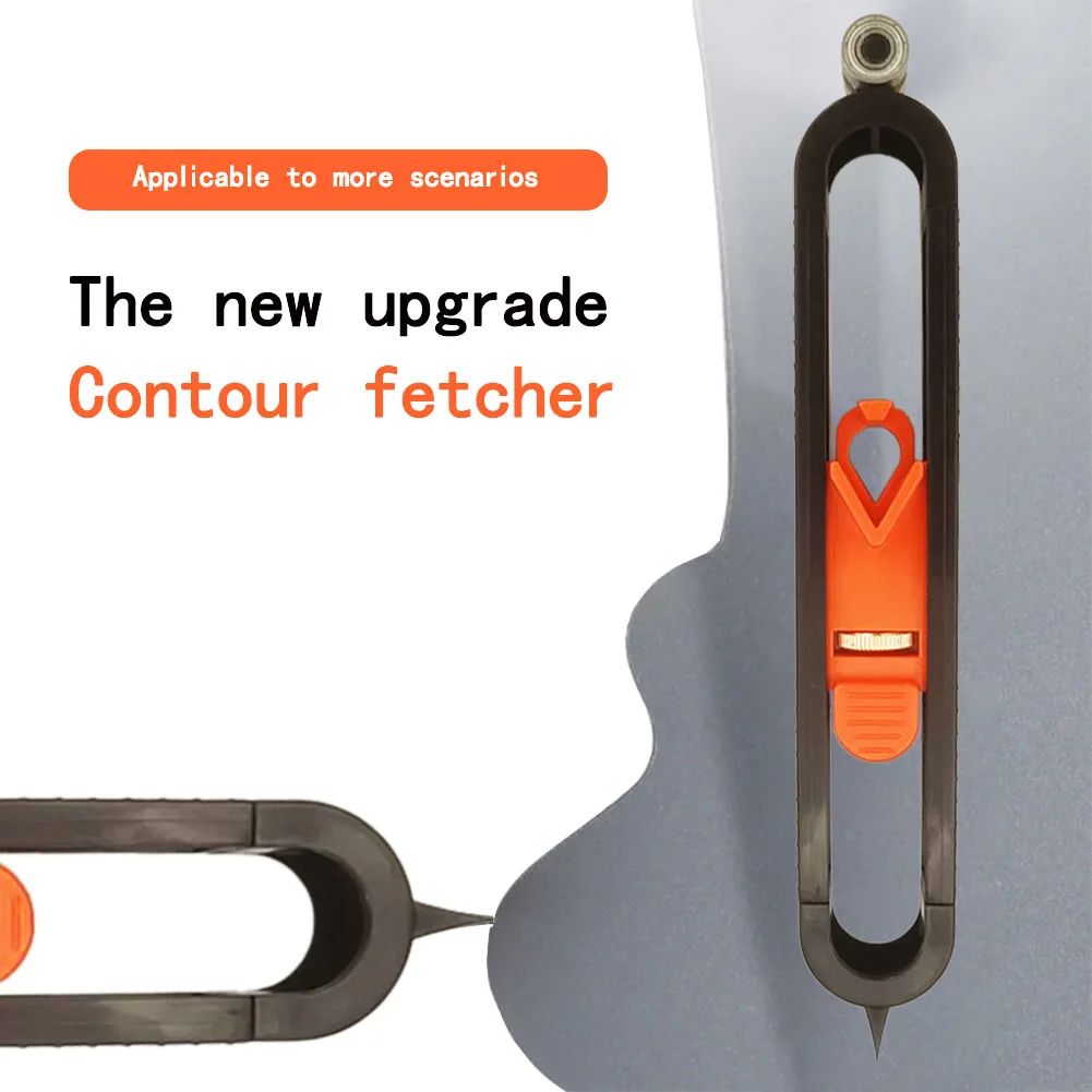 

Profile Scribing Ruler Contour Gauge With Lock Adjustable Locking Precise Woodworking Measuring Gauge Measurement Tool