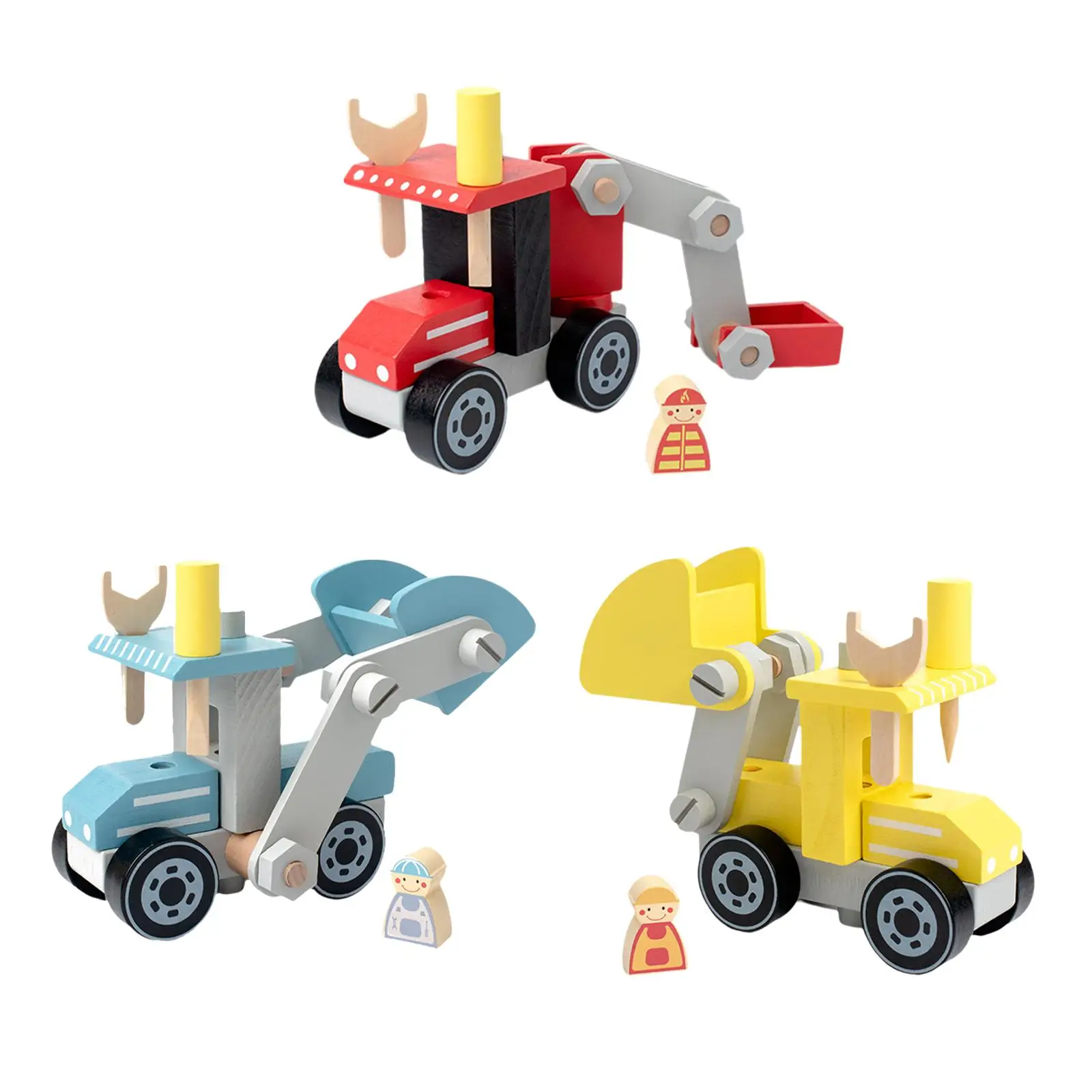 

Engineering Building Blocks Toy Durable Motor Skill Development for Toddlers