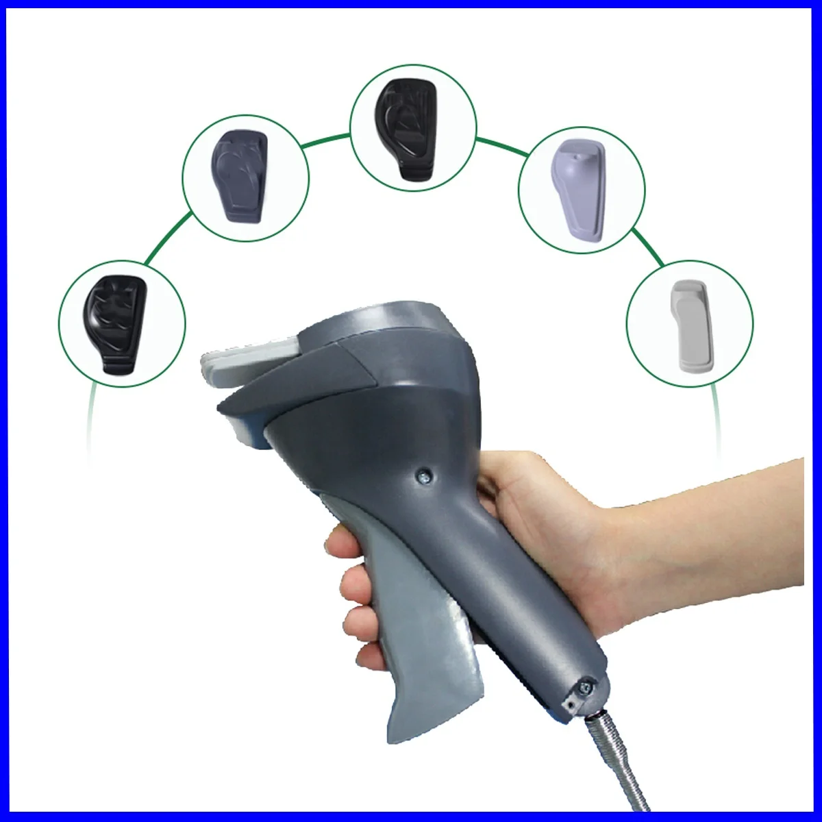 

58MHz Remover EAS System Hand Held Detacher For EAS System Hard Tags High Quality ABS Unlocker 43 Inches Cord Length