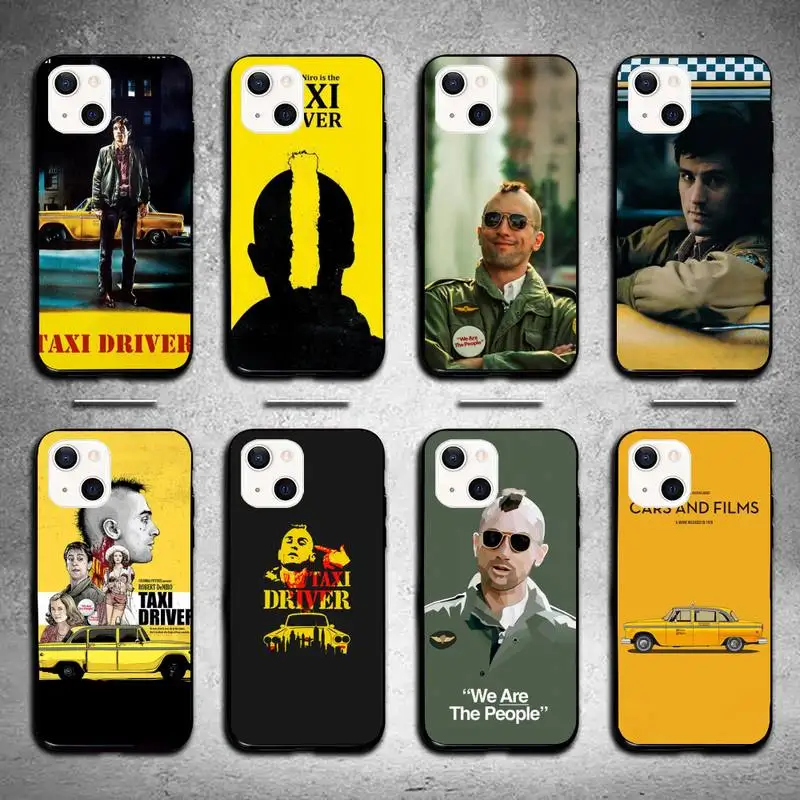 

Movie Taxi Driver Phone Case For iPhone 11 12 Mini 13 14 Pro XS Max X 8 7 6s Plus SE XR Shell
