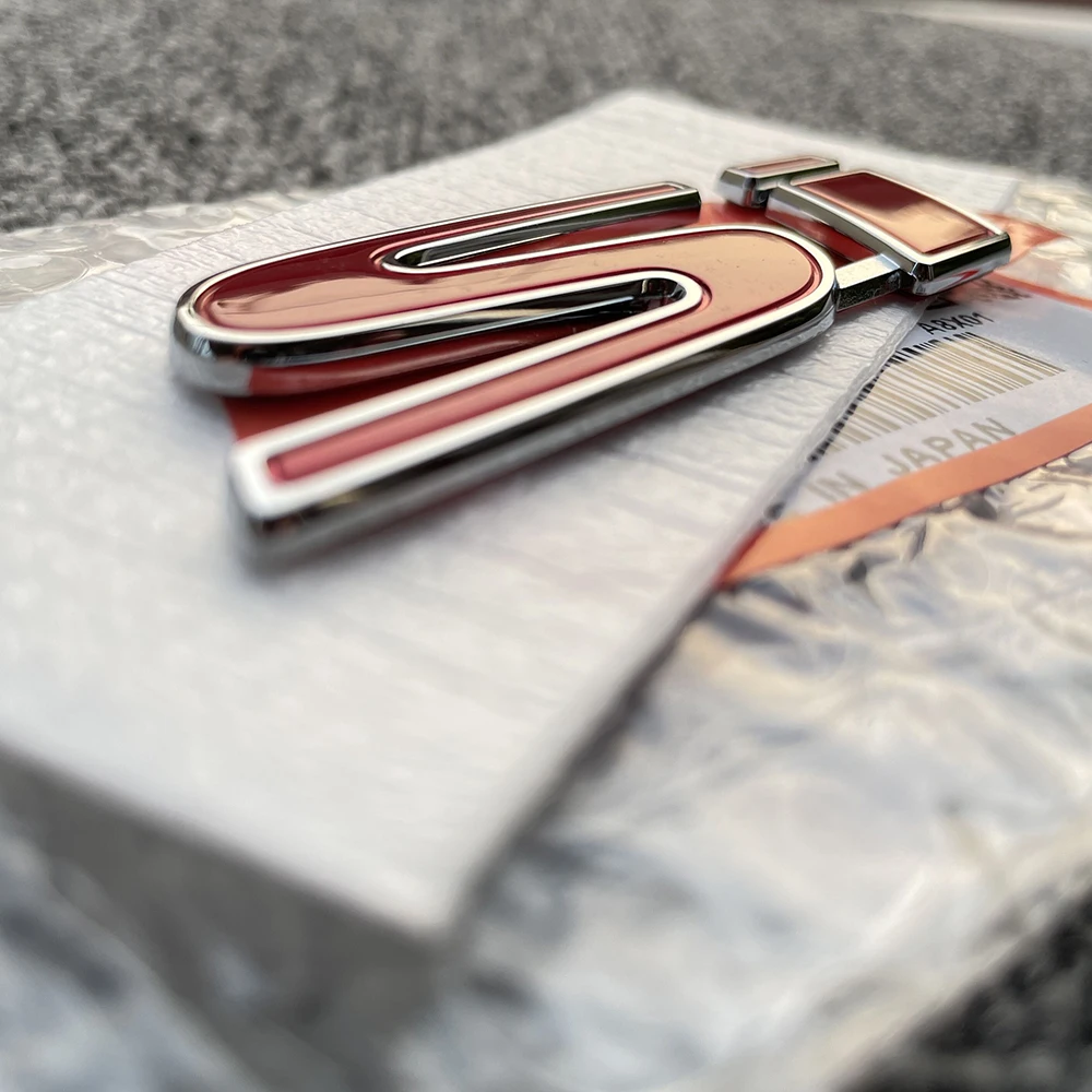 Оригинальный Красный значок OEM SI для HONDA CIVIC EP3 FG2 FG4 наклейка с эмблемой багажника