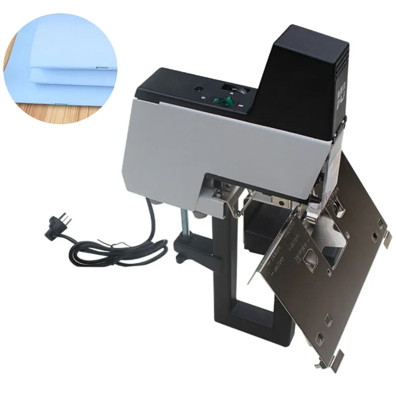 

Electric Flat/Saddle Stapler Machine Hand Operate Staples Binder Paper Book Binding Machine