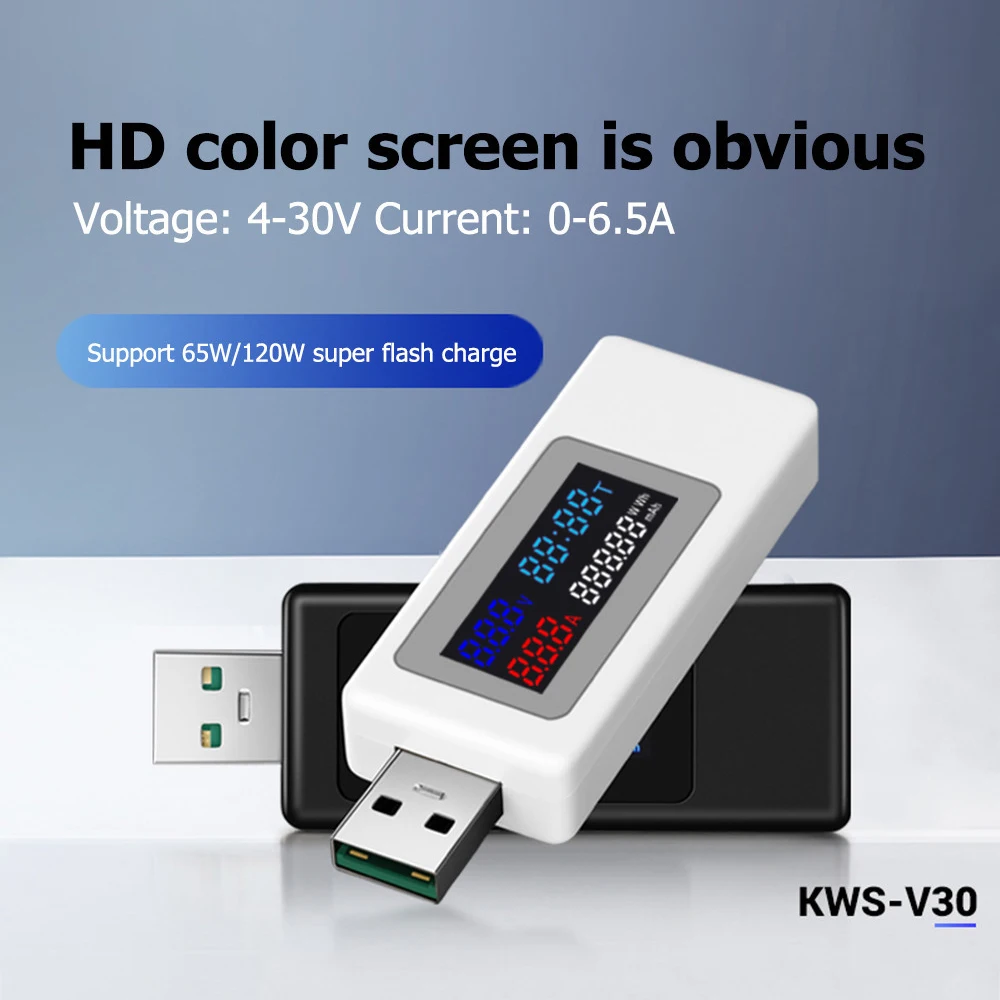 USB-тестер цифровой вольтметр постоянного тока амперметр измеритель напряжения