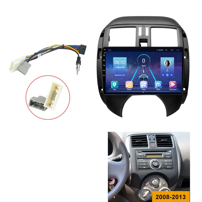 Автомобильное радио 4G 64G GPS RDS для Nissan Sunny Versa B17 Almera латио 2008-2014 видеоплеер Android 10 0 DSP