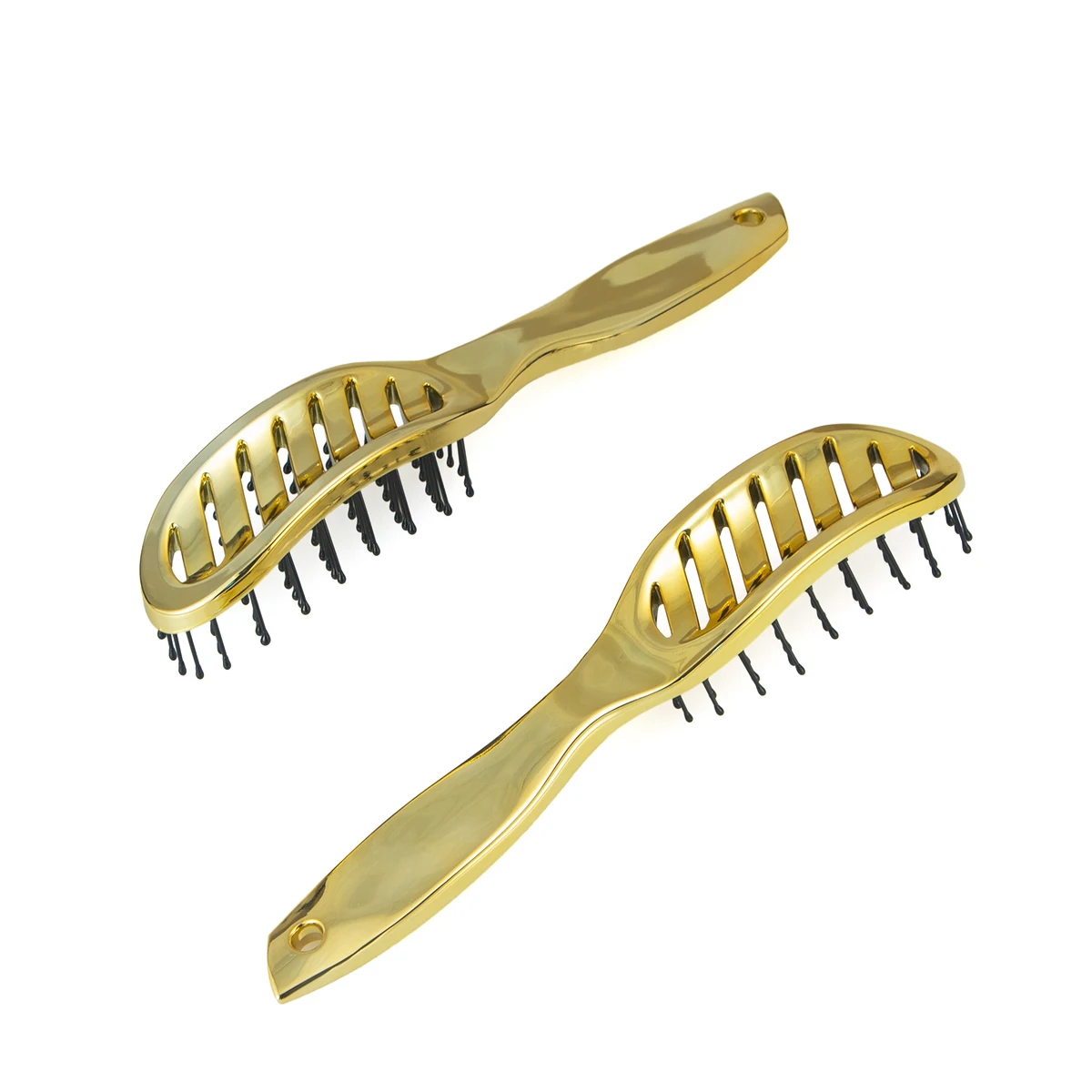 Autumnfish Пушистая Расческа для укладки Золотой Дополнительный Массажер кожи головы