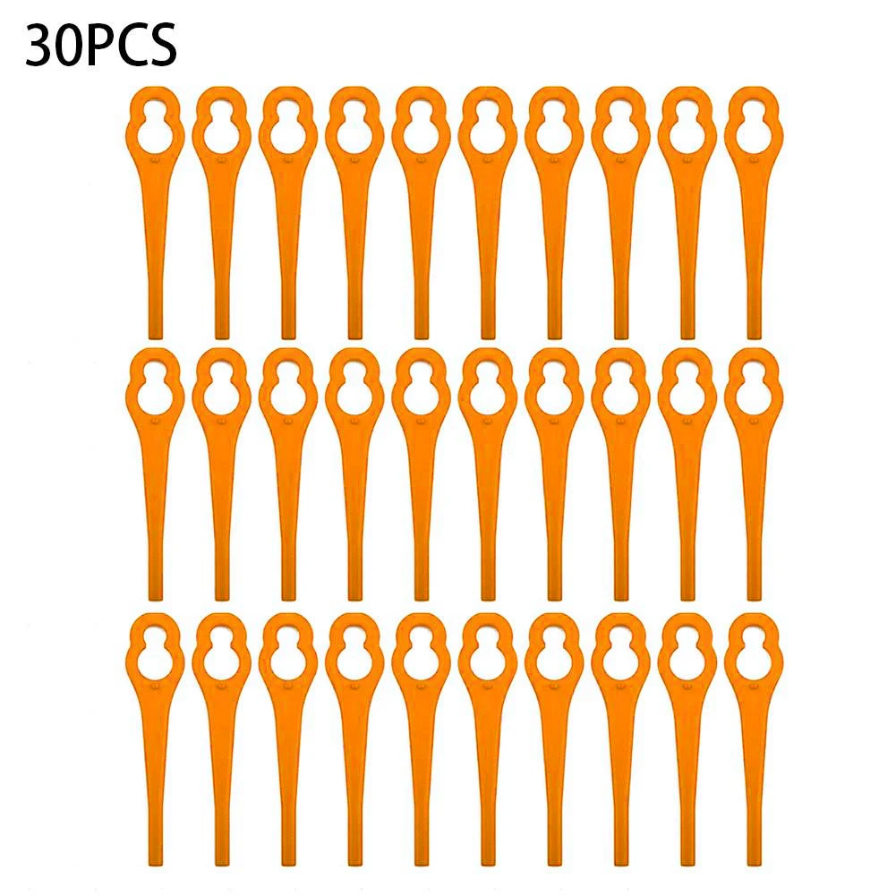 

30PCS Plastic Blades For Ferrex Aldi FAR 20-1 97699 2002706 FE220 Grass Trimmer Outdoor Power Equipment String Parts