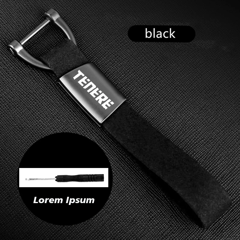 

New car accessories/suede leather universal quality keychain suitable for Yamaha XT660R X XT1200Z ZE motorcycle keychain