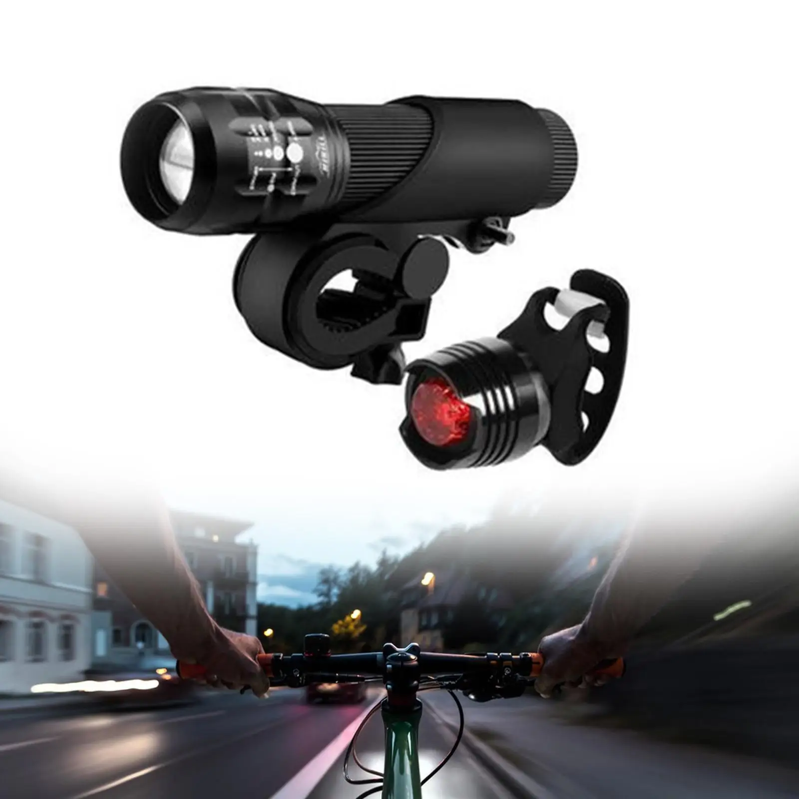 Велосипедный фонарь Портативный легкий велосипедный Предупреждающая лампа |