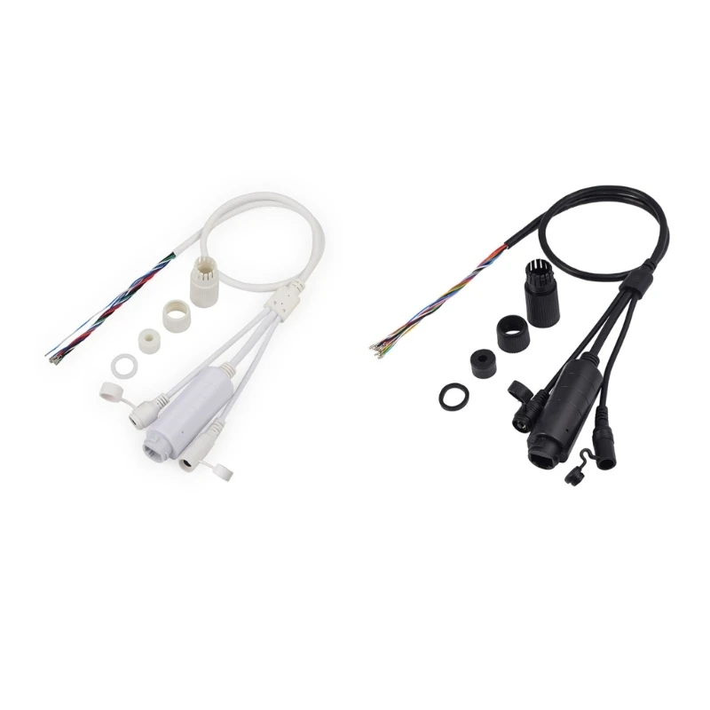 

Сплиттер POE водонепроницаемый, 48 В до 12 В, Кабель-адаптер, модуль питания IEEE802.3Af POE, сброс сигнала для камеры