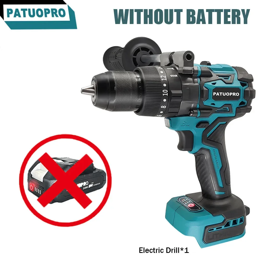 

Аккумуляторная ударная дрель PATUOPRO 220 Нм 13 мм