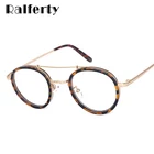 Ralferty унисекс очки декоративные очки против близорукости в оправе для женщин и мужчин винтажные Ретро Круглые очки oculos de grau