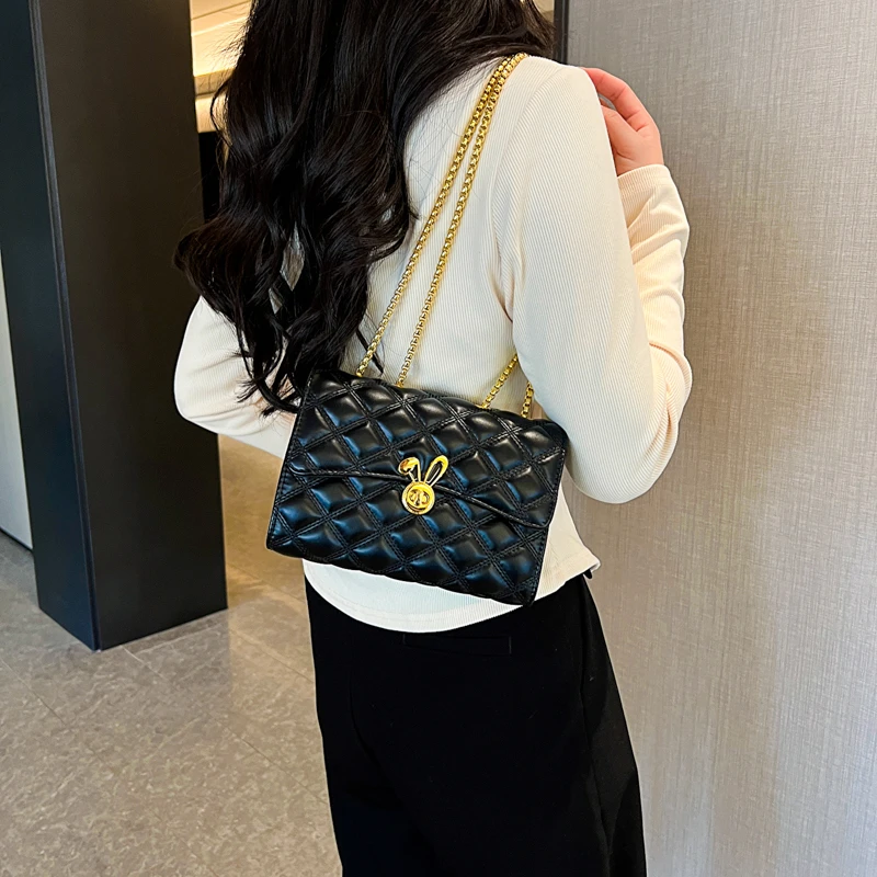 2023 Fashion Designer Crossbody Bags For Women Chain Strap Shoulder Bag Handbag High Quality PU Leather Women Messenger Bags