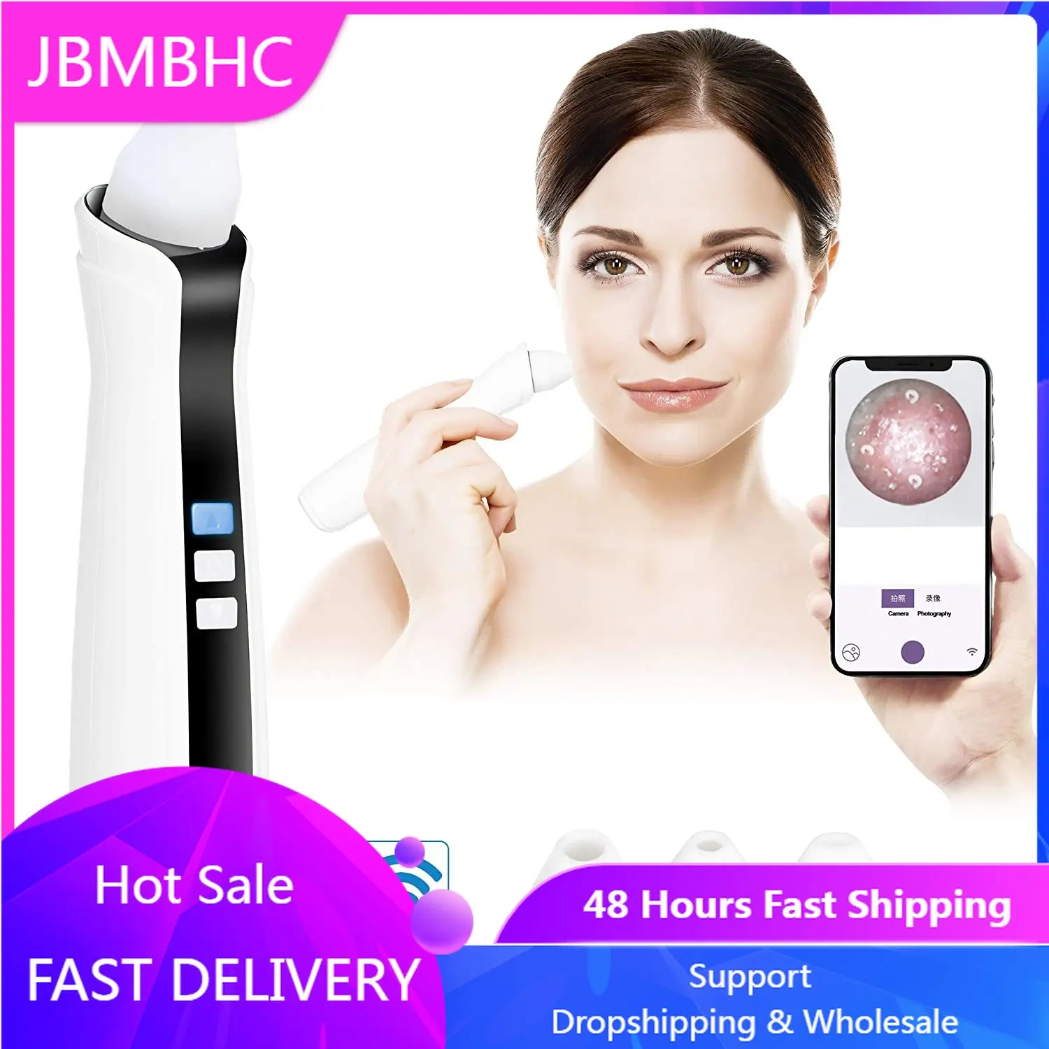 

Устройство для удаления черных точек на лице, вакуумный аппарат для очищения пор, с HD камерой 30X