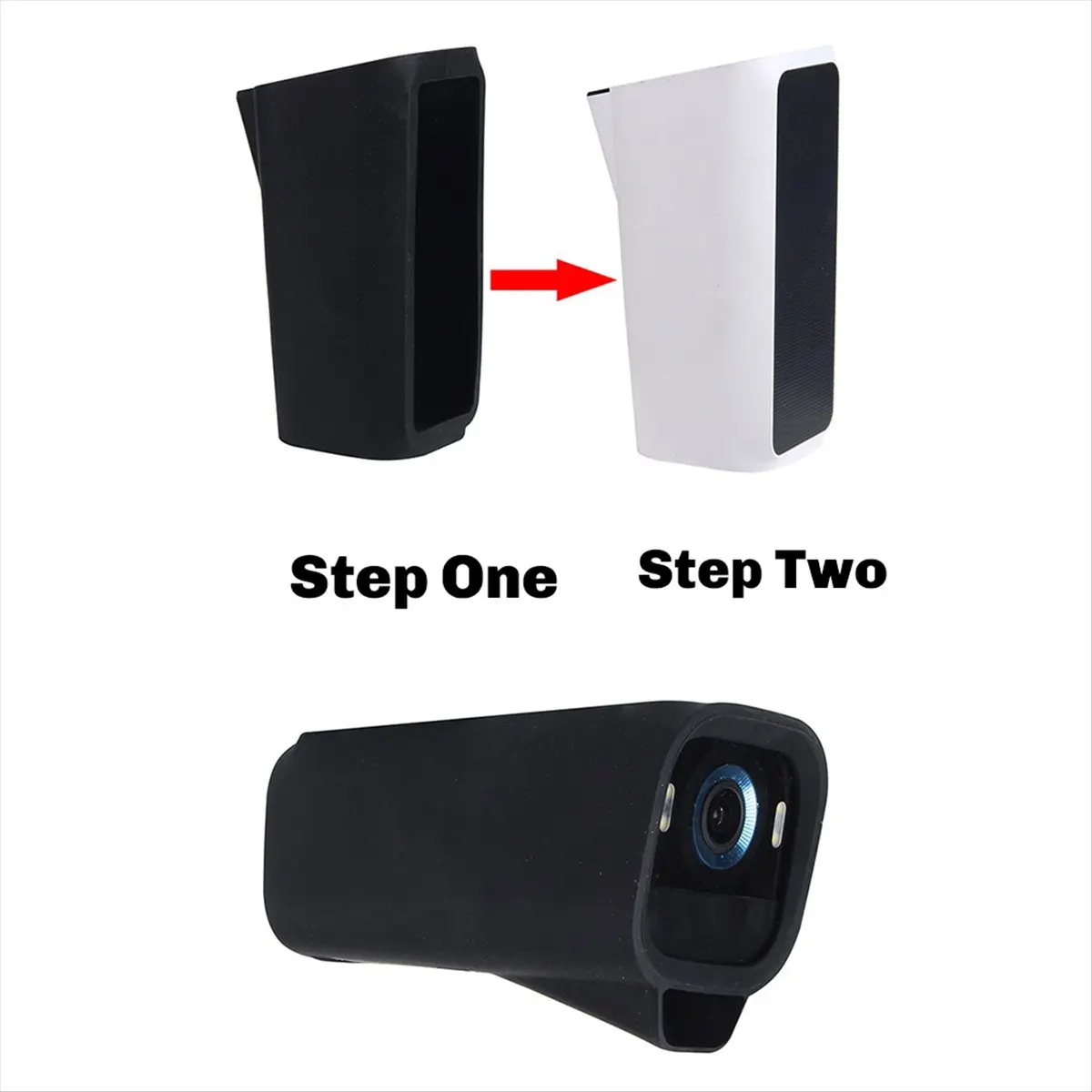 Силиконовый защитный чехол ABGN для EufyCam Pro, водонепроницаемый, устойчивый к царапинам, простой в установке, чехол для камеры видеонаблюдения (art.: 3920dc2fca9ed) - 3920dc2fca9ed