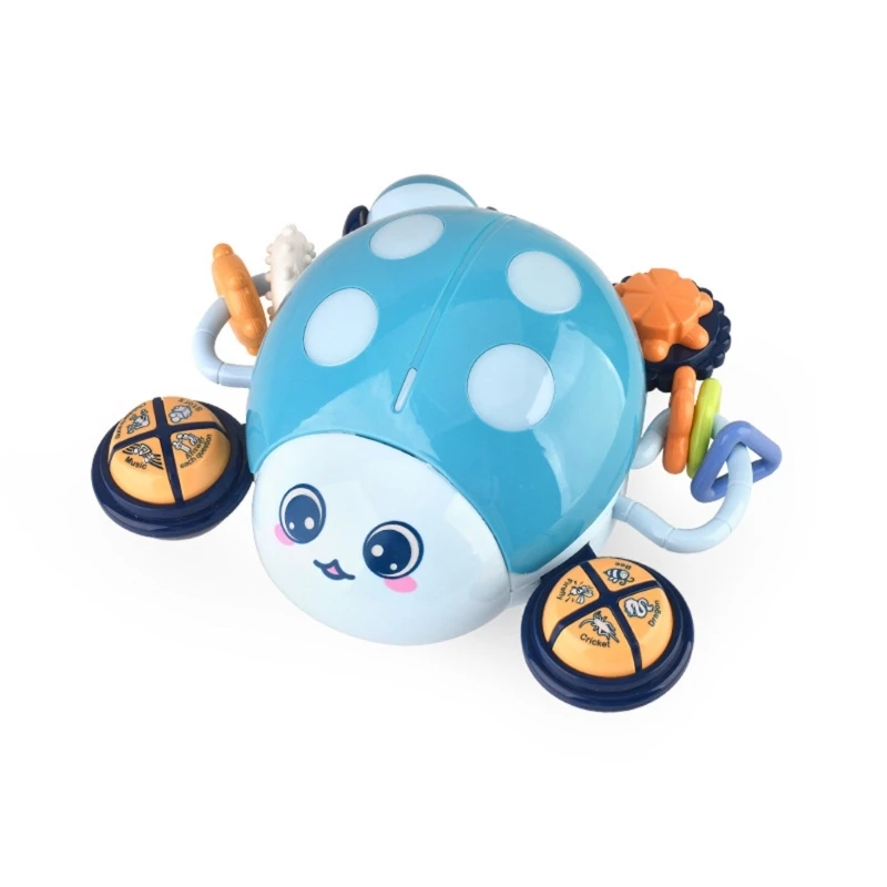 

N80C Kids Simulated Insect-Sounds Learning Rhyme Educational Ladybug Sound Button