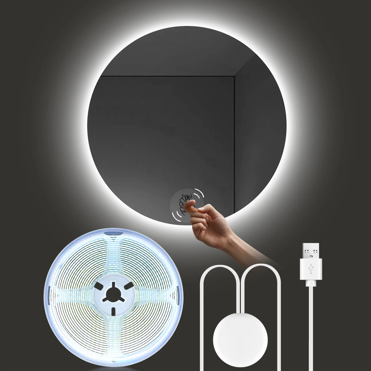 

Светодиодная лента Rybakov 5В USB, датчик вибрации