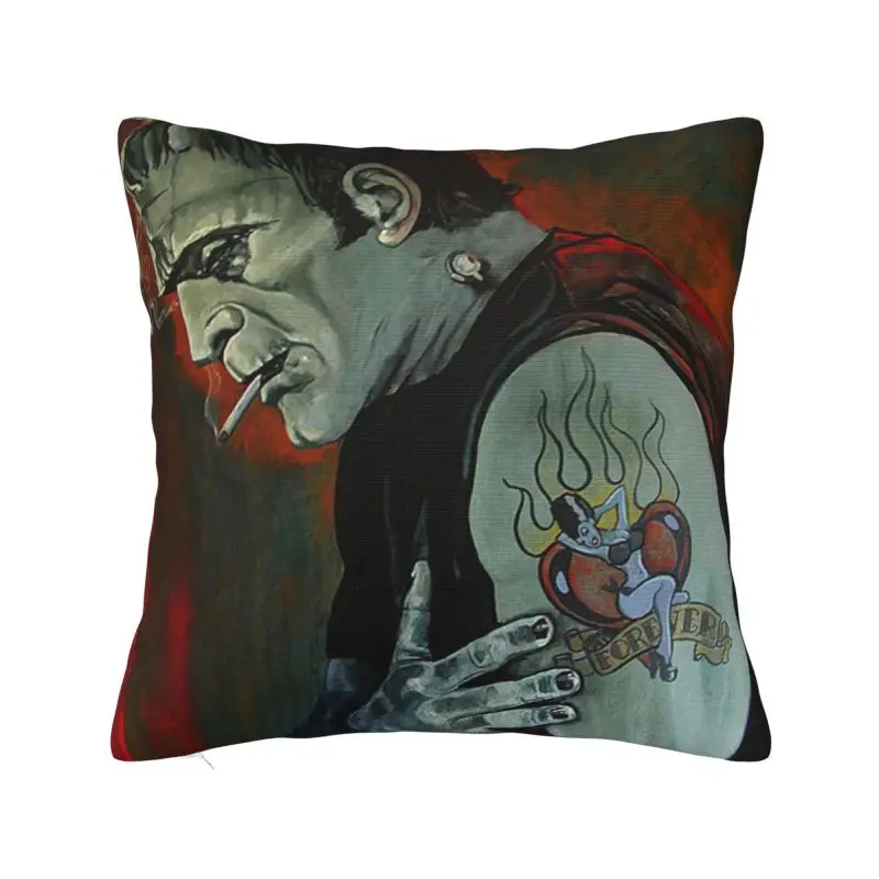 

Сломанный сердечный Франкенштейн Монстр тату Женская Обложка 45x45 см жуткая страшная пленка бархатные современные наволочки для автомобиль...