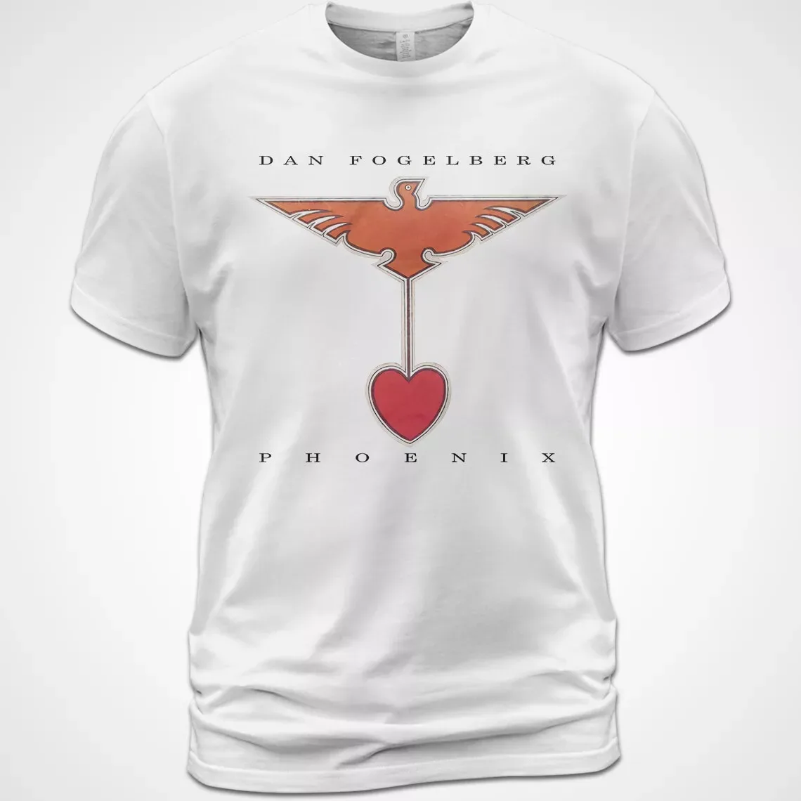 Хлопковая футболка Dan Fogelberg Phoenix Music Heart Hotels Longer