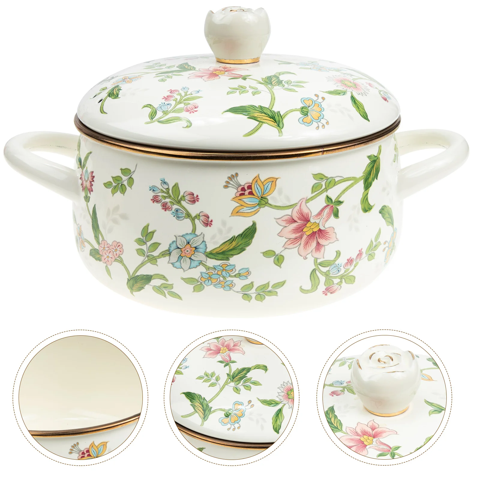 

Pot Soup Enamel Cooking Stew Ceramic Cooker Casserole Cookware Kitchen Stockpot Pan Hotmilk Saucepan Noodles Stock Pasta Ramen