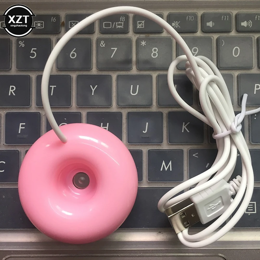 Usb Air Humidifier Purifier Aromatic Diffuser Household Purifier Steam Doughnut Humidifier
