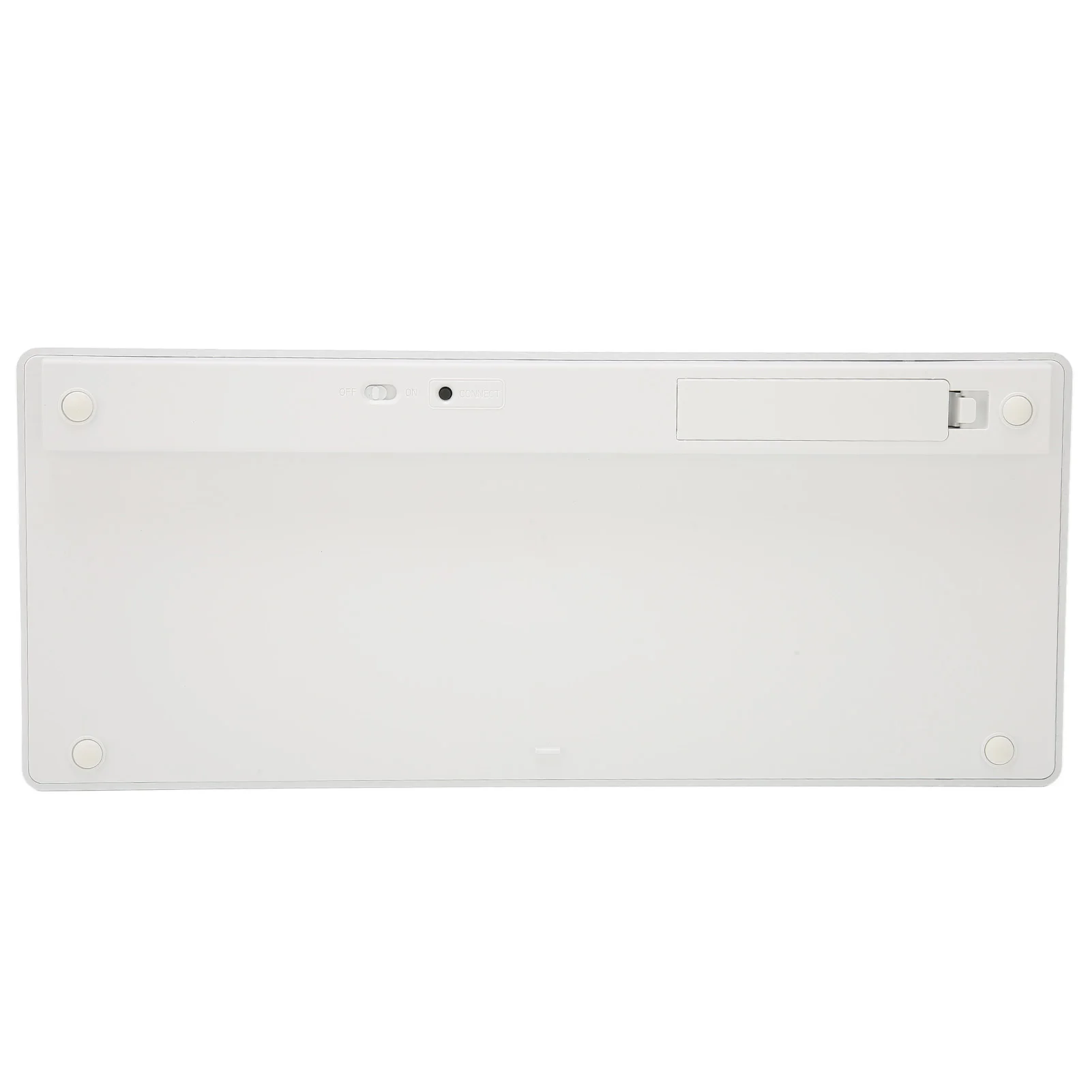 Беспроводная клавиатура Mini 78 клавиш Ультратонкая портативная Белая