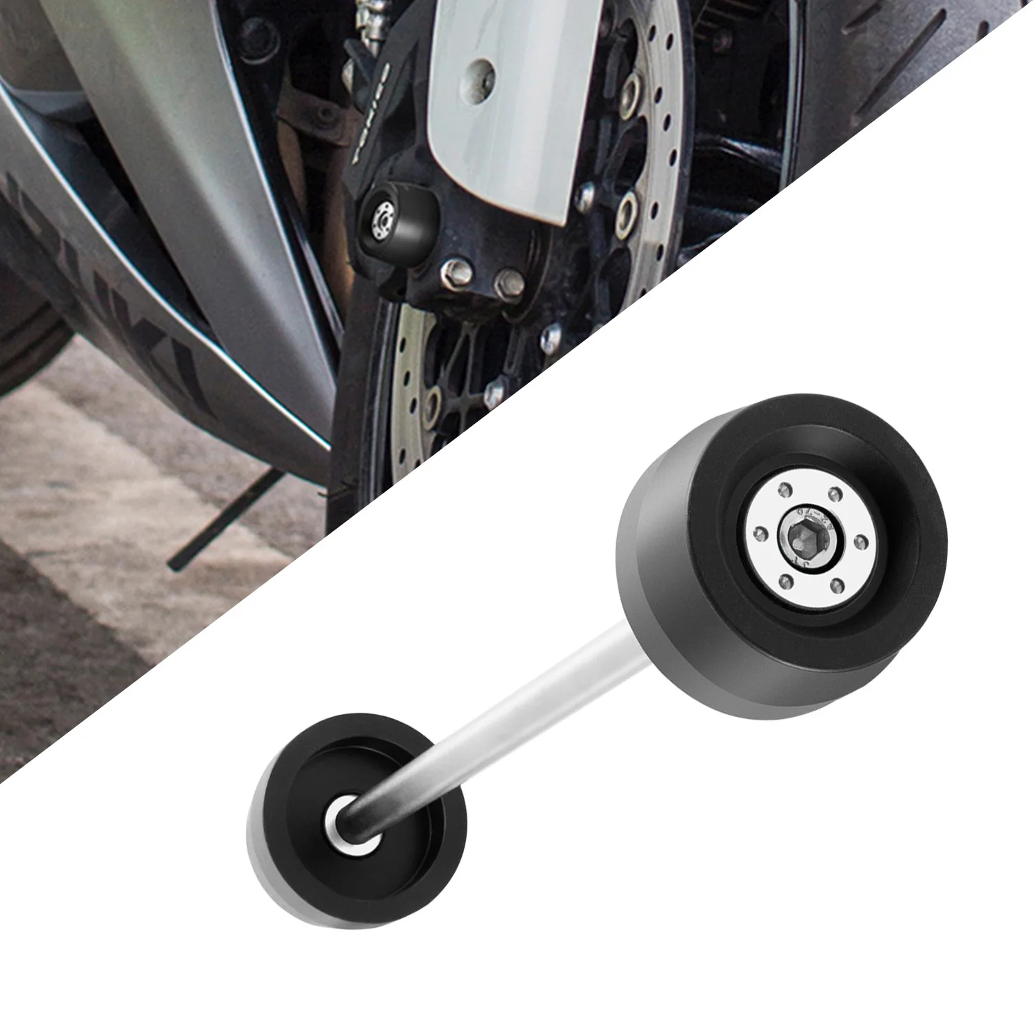 

Motorcycle Front Axle Slider Wheel Protection For Aprilia RSV4 R RR RF RSV4-R RSV4-RF RSV4-RR / TUONO V4 RR