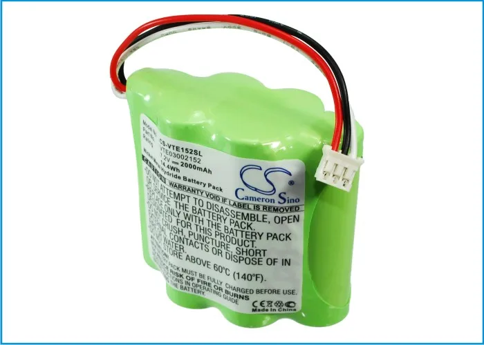 

CS 2000mAh / 14.40Wh battery for Vetronix 03002152, Consult II 02002720-01, VTE03002152