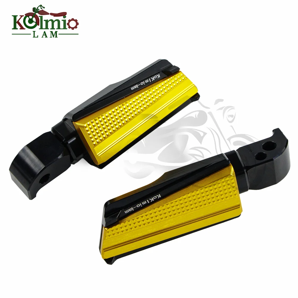 Фото Подходит для мотоцикла XMAX 125 250 300 400, задняя подставка для ног пассажира, педаль NMAX 125 150 155 TRICITY 300 X-MAX 125 X-NAX №3