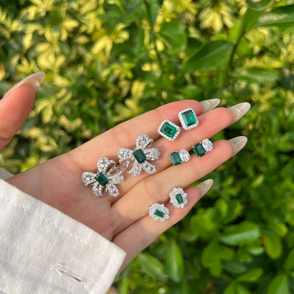 Vinregem Lab Created изумрудный цитрин высокоуглеродистый бриллиант драгоценный камень