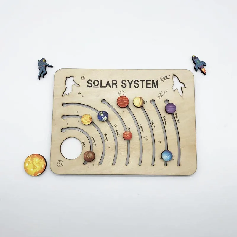

Новая игрушка-пазл с солнечной системой, астронавт, Солнечная планета, наука и образование, креативная детская игрушка для развития интеллекта