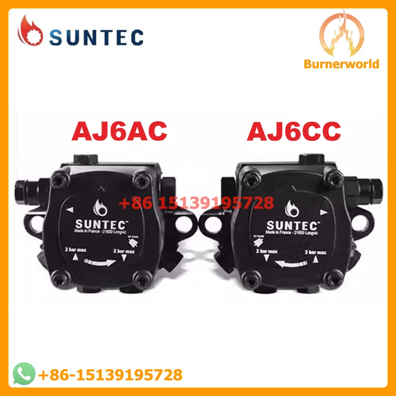 Фото 100% Оригинальный масляный насос SUNTEC AJ6CC AJ6AC AJ6CE, дизельный насос Suntec, шестеренчатый насос SUNTEC AJV6AC для горелок Riello/Baltur №1