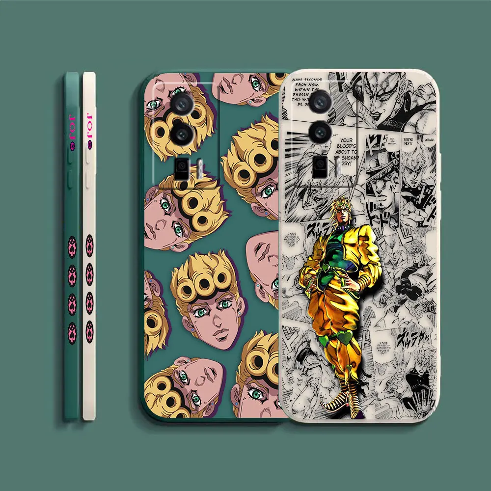 Case For Redmi K60E K60 K50 K40S K40 K30 K20 12C 10C 9A 9 8 10X 10A 10 Pro 4G 5G Gaming Case Fundas Shell Jojo Bizzare Adventure