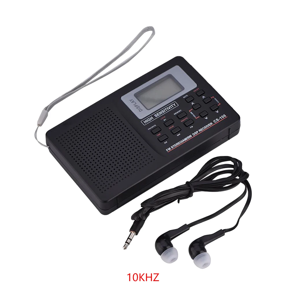 

FM AM SW LW TV Full Band Radio Receiver Portable Alarm Clock Digital Memory Function Radio 9 KHz