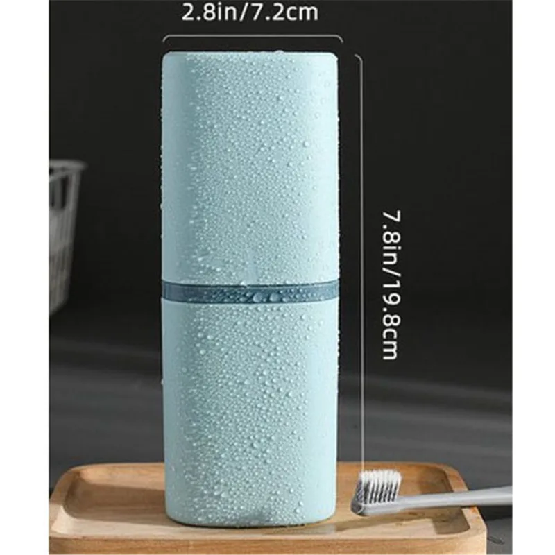 Переносной органайзер для хранения зубной пасты и зубной щетки аксессуаров в ванной комнате во время путешествий.