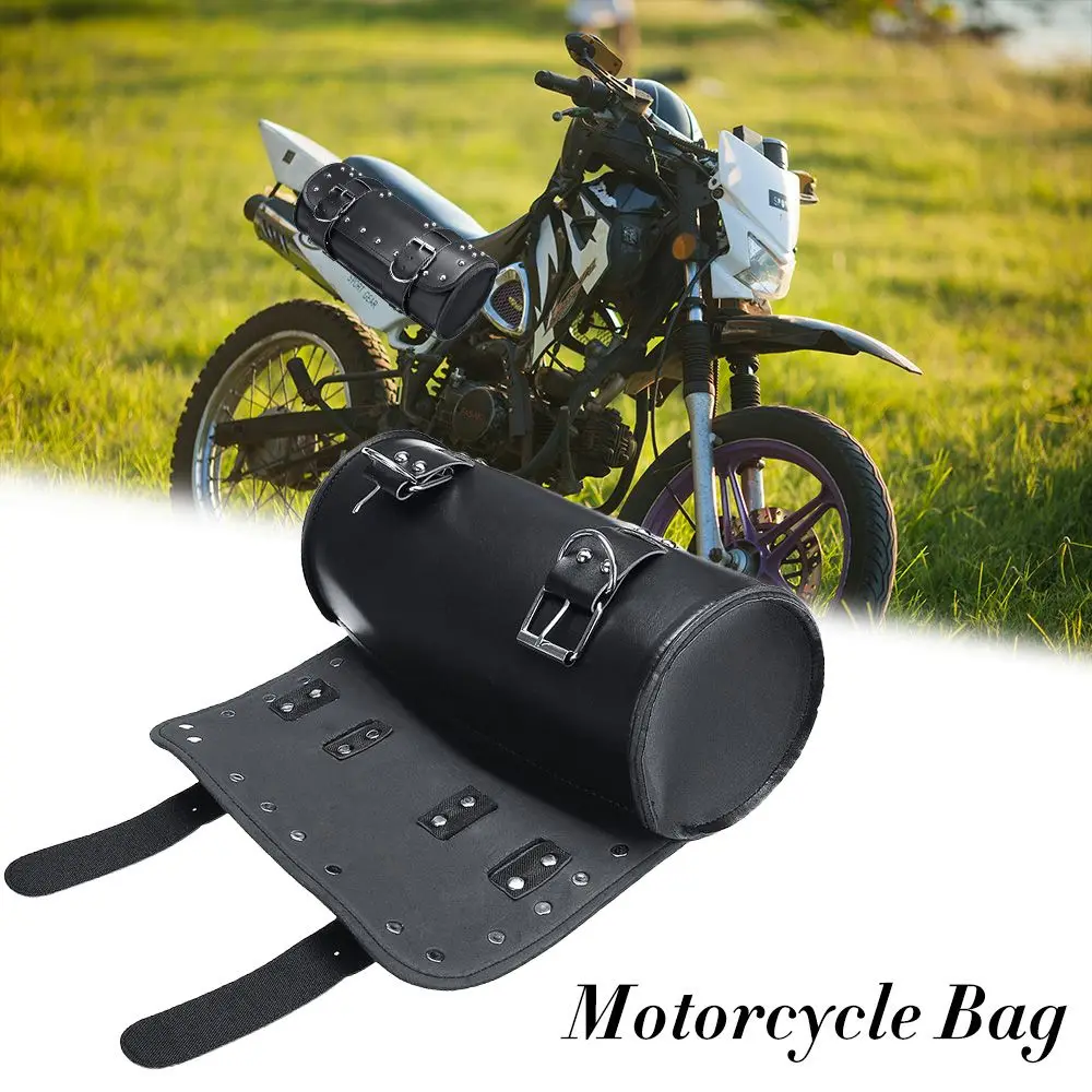 

Outdoor PU Leather Rider Bag Racing Bag Saddlebags Motorcycle Side Bag Motorcycle Bag Fork Tail Tool Bag