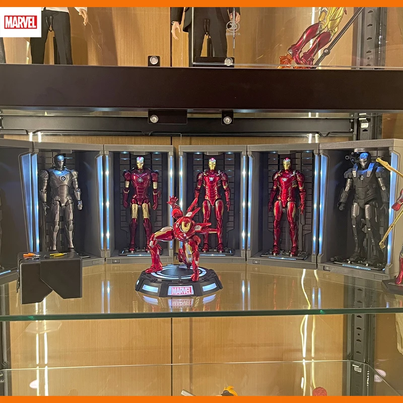 

Original Iron Man Marvel Legends Action Figure Mk45 With Suit-Up Gantry Mk3 Mk6 Mk85 Mk42 War Machine Iron Man Collect Toy Gifts