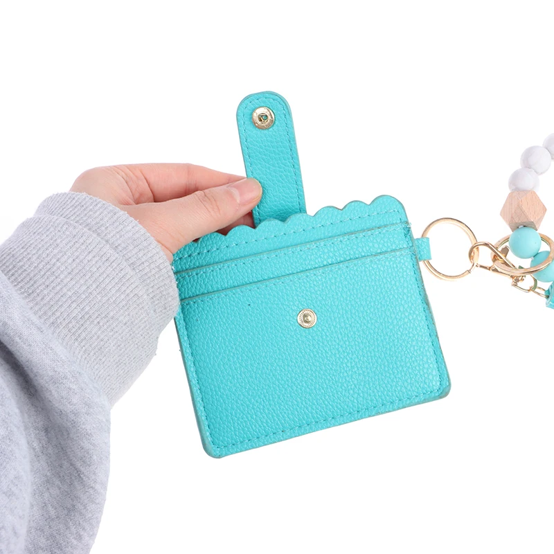 Кожаный кошелек с ремешком на руку для женщин и девушек |